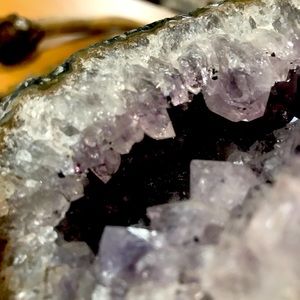 Large Amethyst geode cave